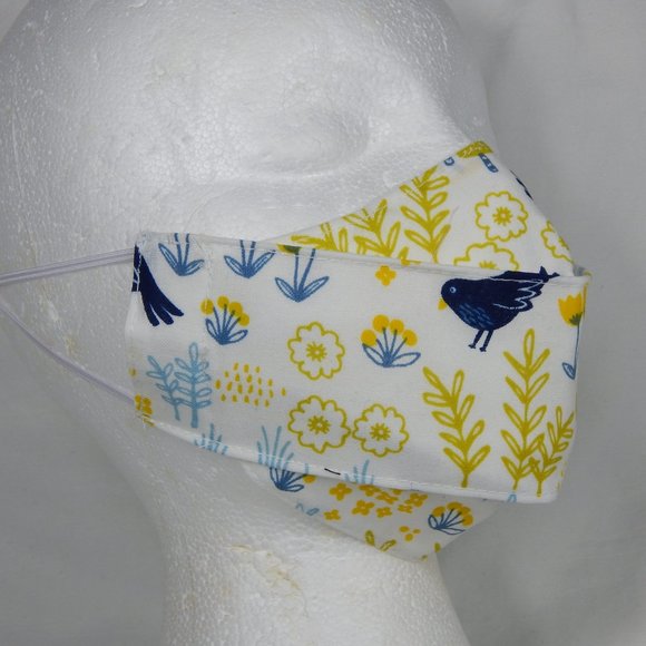 Beautiful Handmade Face Mask Girls 10-16 Yo. - Picture 4 of 6
